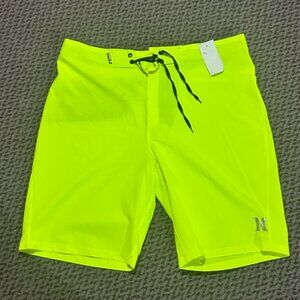 Hurley Phantom board shorts 33 neon yellow